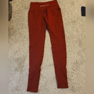 Alphalete OG Revival Legging in Bordeaux